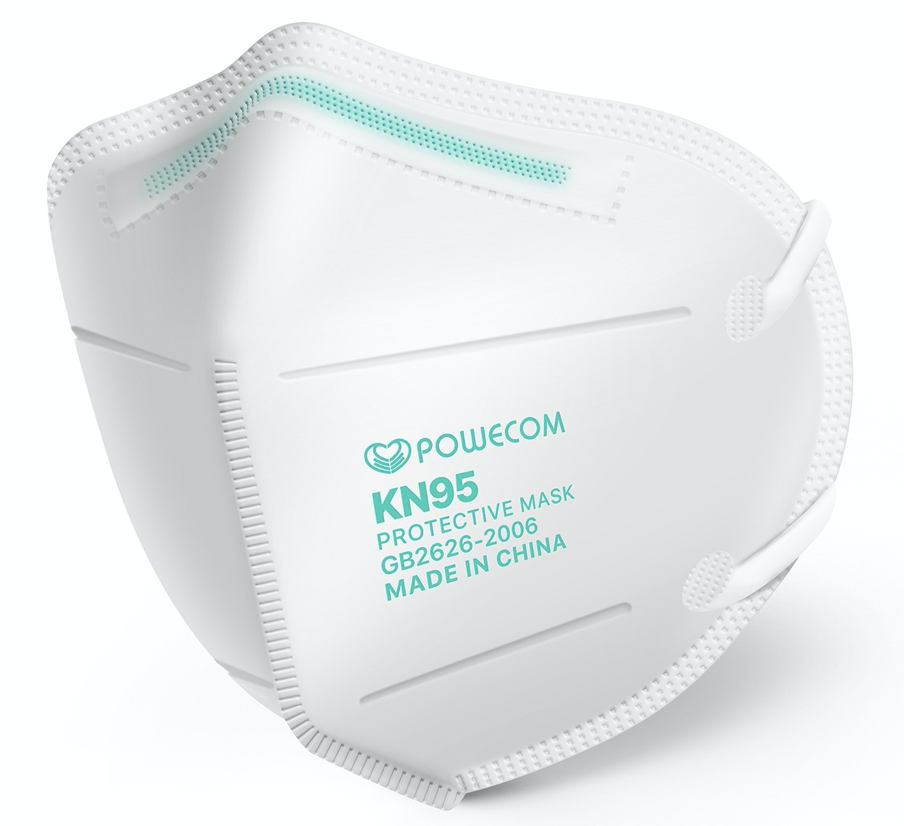 Powecom KN95 Face Mask | FDA Approved | MedCentral Supply