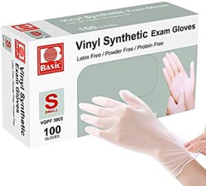 basic vinyl glove small
