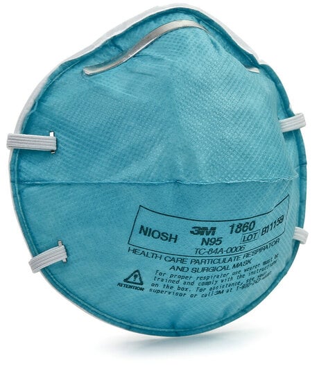 3M 1860 N95 Mask NIOSH Surgical N95 Respirator - N95 In Stock