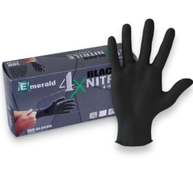 4100 black nitrile glove